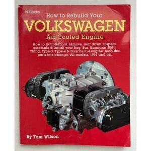 How To Rebuild Your Volkswagen Air-Cooled Engine Tom Wilson HPBooks 1987 Bug